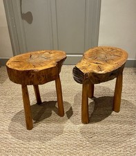 Vintage 2 Tabourets tripode