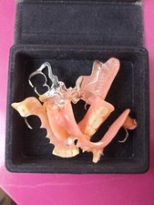 Lot D'anciennes Prothèses Dentaires, Dentiers. Cabinet De Curiosité, pédagogie 