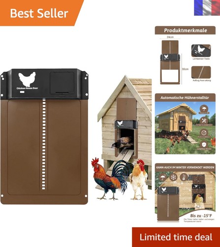 Porte poulailler automatique - porte,