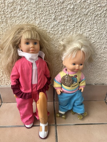 Poupee patins roulettes roly - poupee,