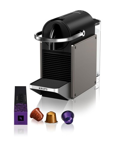 Krups nespresso pixie - titane,