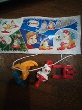 KINDER SURPRISE CHRISTMAS 2020 VV 270 + BPZ. Le bonhomme de neige aeroglisseur