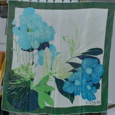 Foulard en soie LANVIN vintage