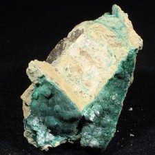 Cérusite sur Malachite - Palabanda - M'Fouati - Congo - 5 x 3,5 cm