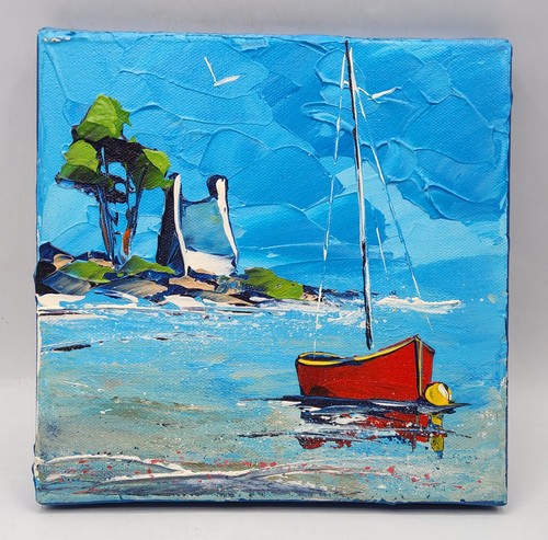 Peinture mixte sur toile - , jp