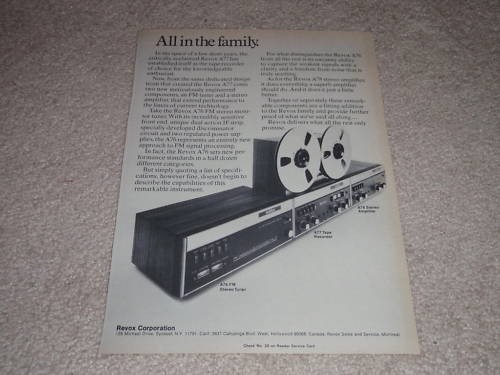 Revox a77 ouvert - revox,