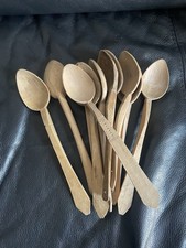 Lot Ancienne Cuillere Bois