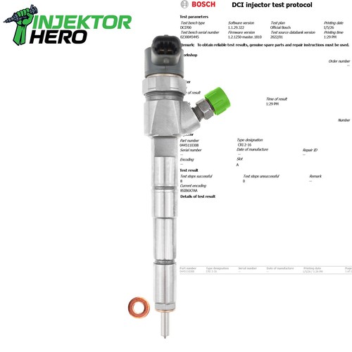 0445110308 injecteur bosch - 0445110308,