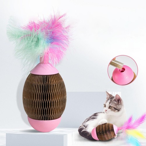Chat balle jouet interactif