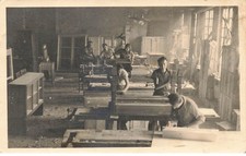 Photo Card - CHAMBERY - Carpentry Workshop - Men Working