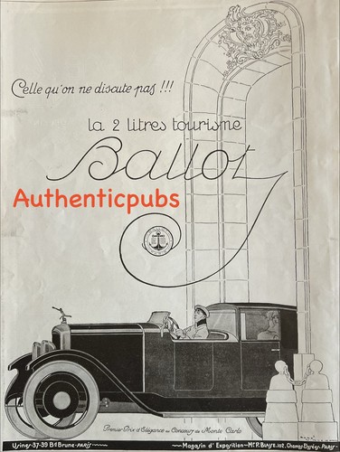 Publicite ballot automobile - ballot, 2