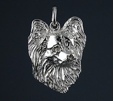 Pendentif Chien EPAGNEUL PAPILLON  - Pendant PAPILLON DOG
