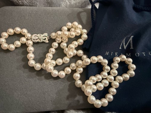 Mikimoto pearl necklace - pearl,