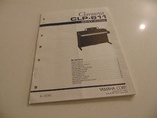 Yamaha Clavinova Digital Piano CLP-611 Service Repair Shop Manual Schematics