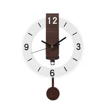 Horloge acrylique décor horloge silencieuse pour anniversaires visibilité clai