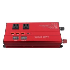 Solar Voltage Inverter High Power Correction Sine Waves USB Charging Port Re NEW