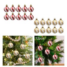 Lot de 12 boules de Noël