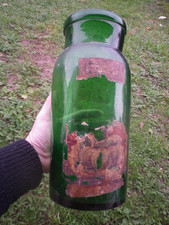 Ancien grand bocal verre