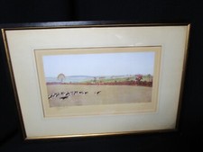 Lovely Antique Cecil Aldin Hand Signed Ltd Ed Hunting Print The Warwickshire