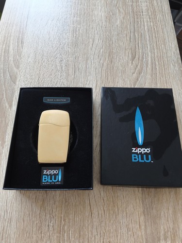 Zippo blu gas lighter gold - blu,