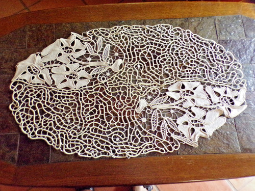 Ancien napperon dentelle - ancien, napperon,dentelle