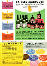1967 Henri Maire Magic Wine Boxes Magazine Antique Advertisement