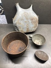 Lot gamelle + quart + gourde