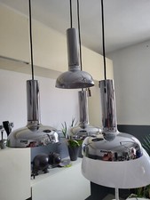 Lustre suspension vintage cascade chromée édition Massive 