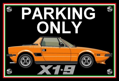 Plaque parking only - ",
