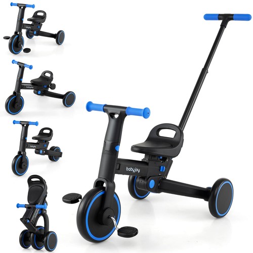 Toddler tricycle push handle - tricycle, w/push