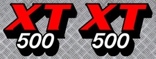 2 X STICKERS POUR XT500