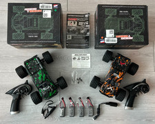 2 Each HAIBOXING 1:18 18859 4WD RC Off Road Trucks Electric Slightly Used L369