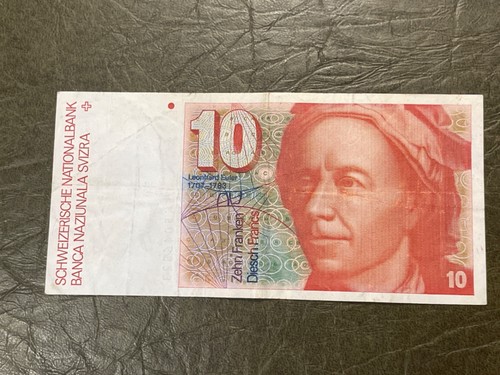 Billet suisse francs - billet,