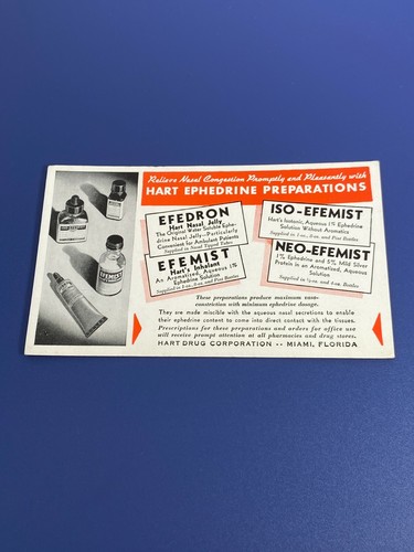 Vtg ink blotter drug - vtg, ad