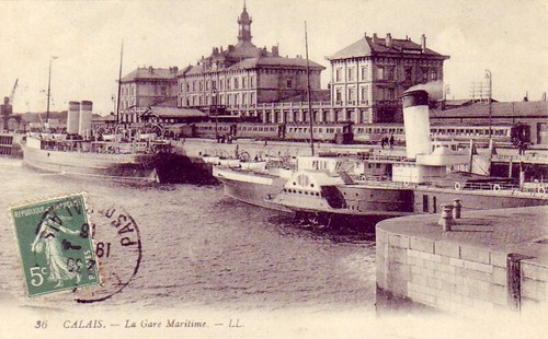 Cpa calais gare - cpa,