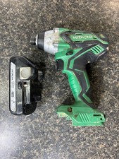 USED HITACHI WH18DGL 18V IMPACT DRIVER W/BATTERY NO CHARGER (QUI003570)