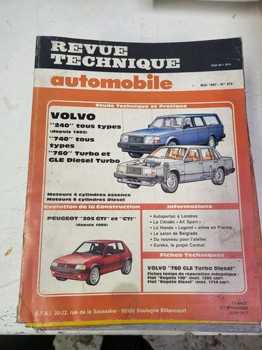 Revue technique automobile - revue,