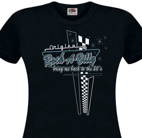 Shirt femme rockabilly - t-shirt,