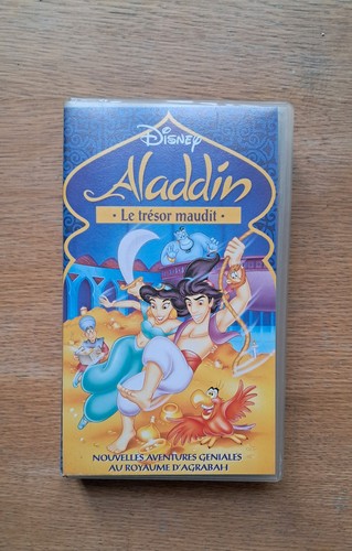 Cassette vhs disney aladdin - cassette, le