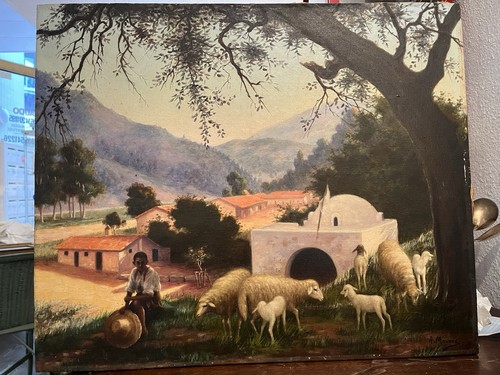 Tableau orientaliste mourre - a,
