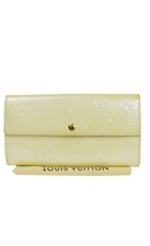 LOUIS VUITTON Porte Monnaie Credit Long Wallet Monogram Vernis PE M91382 01MS321