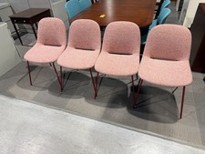 Lot of 4 Beso 2015 Collection ArmChair / Dining Chair in Red / Artifort