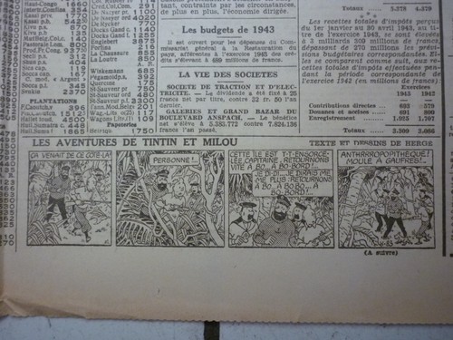 Tintin journal soir num - soir,