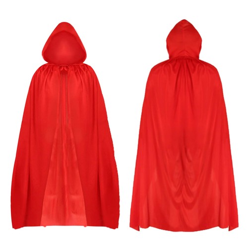 Cape rouge avec capuche - ,,