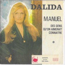45 T SP DALIDA  *MANUEL* (AVEC