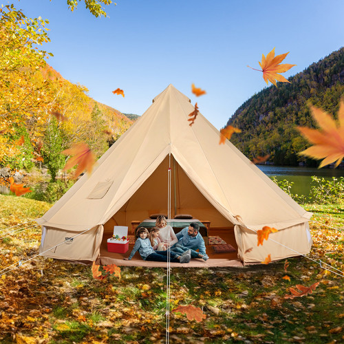 Tente cloche toile - cloche, 4