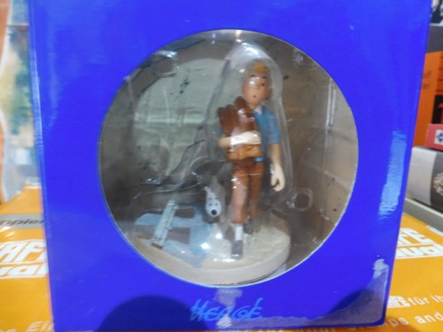 Figurine scene tintin voie - figurine,