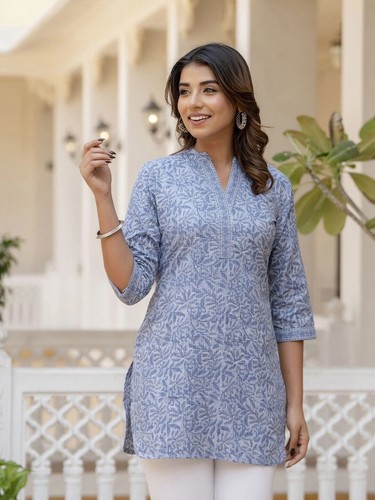 Haut tunique ethnique femme