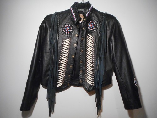 Veste cuir femme - running, bear