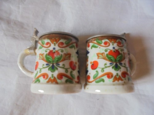 Deux mini chopes bière - chopes,
